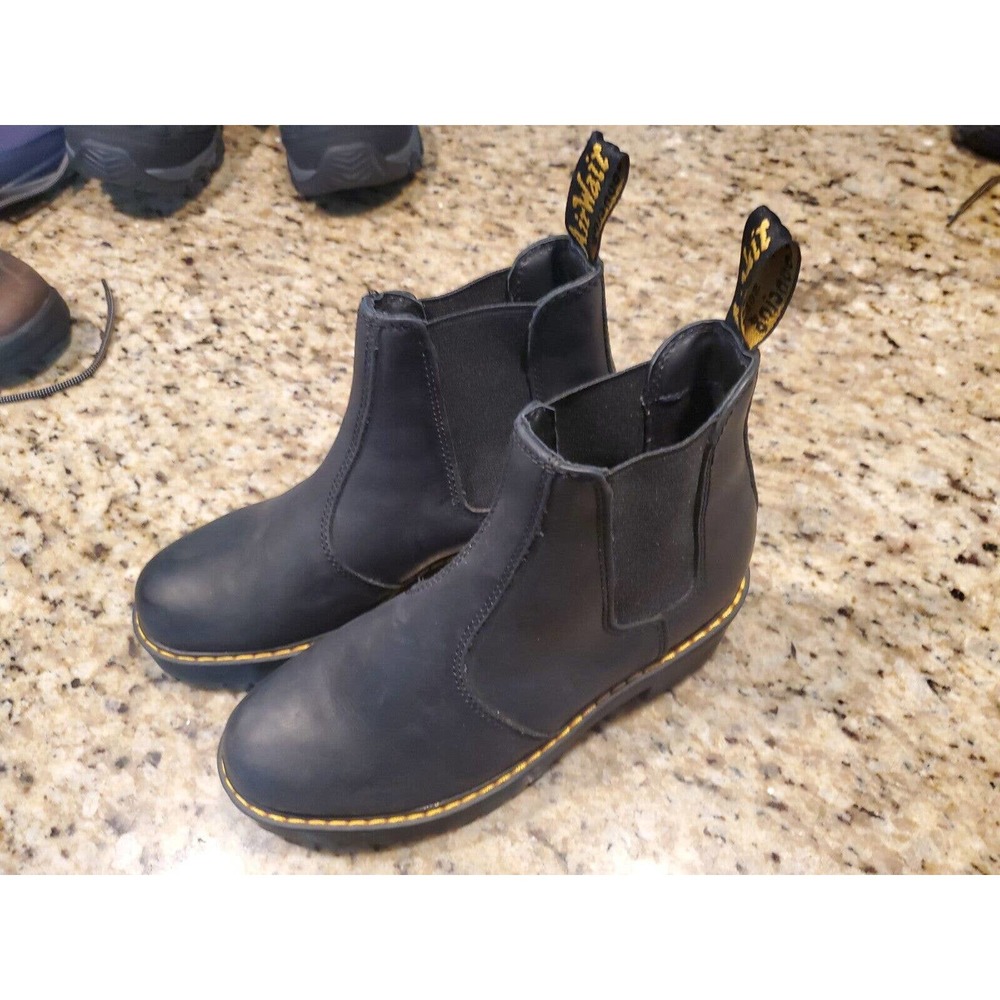 Dr. Martens Rometty Chelsea Black Burnished Wyoming - 23917001 - Size 6